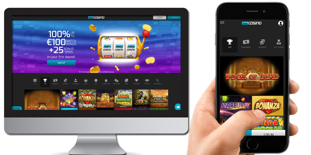 Hello Casino Desktop And Mobile