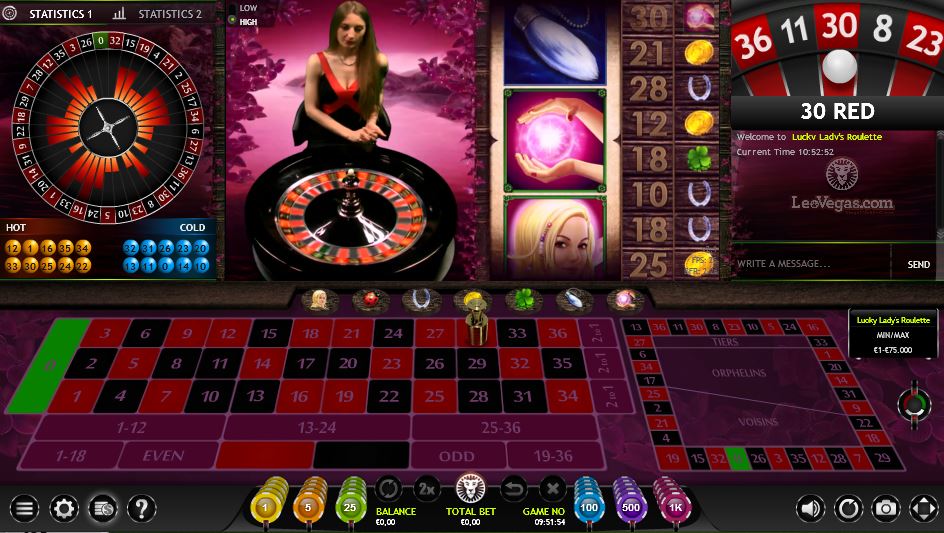 lady's charm roulette