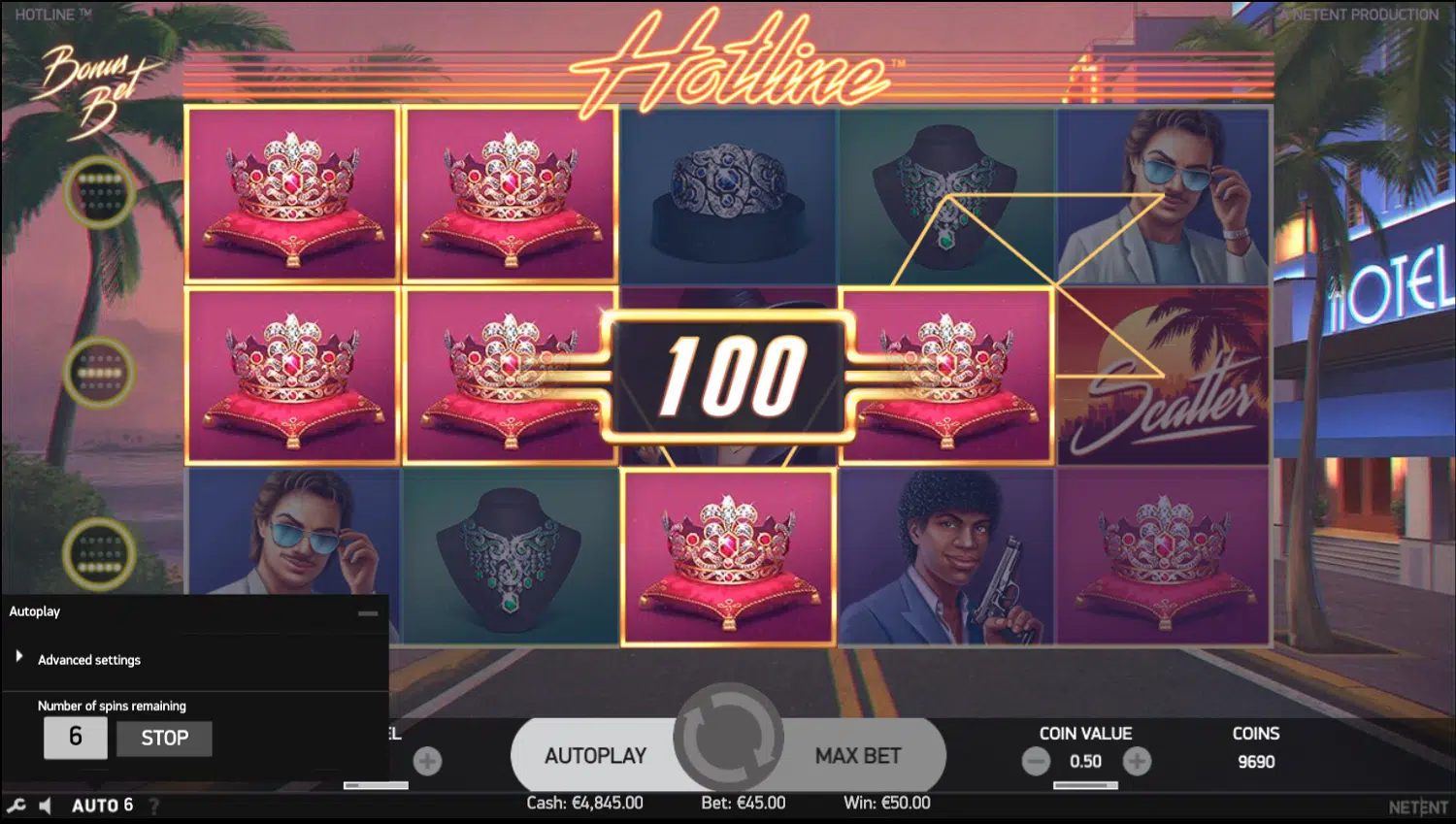 hotline slot Bonus Bet
