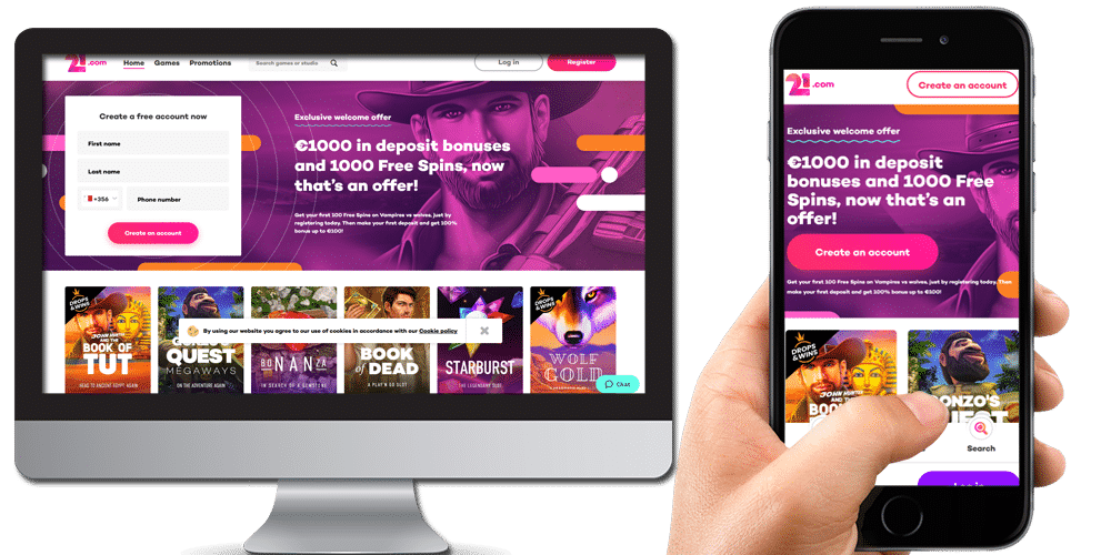 21.com desktop-mobile