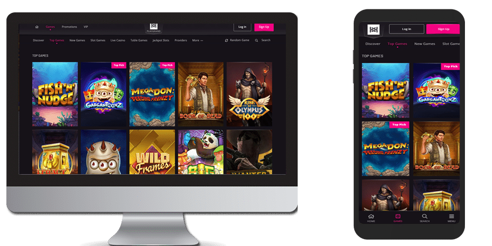playgrand casino desktop and mobile