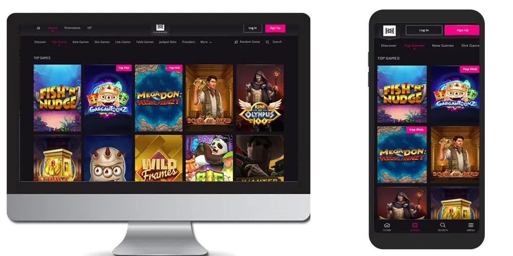 playgrand casino desktop and mobile