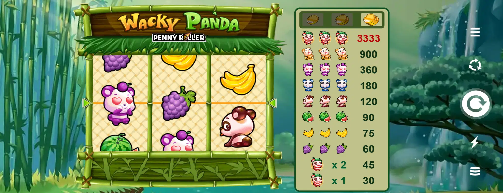 wachy panda video slot preview