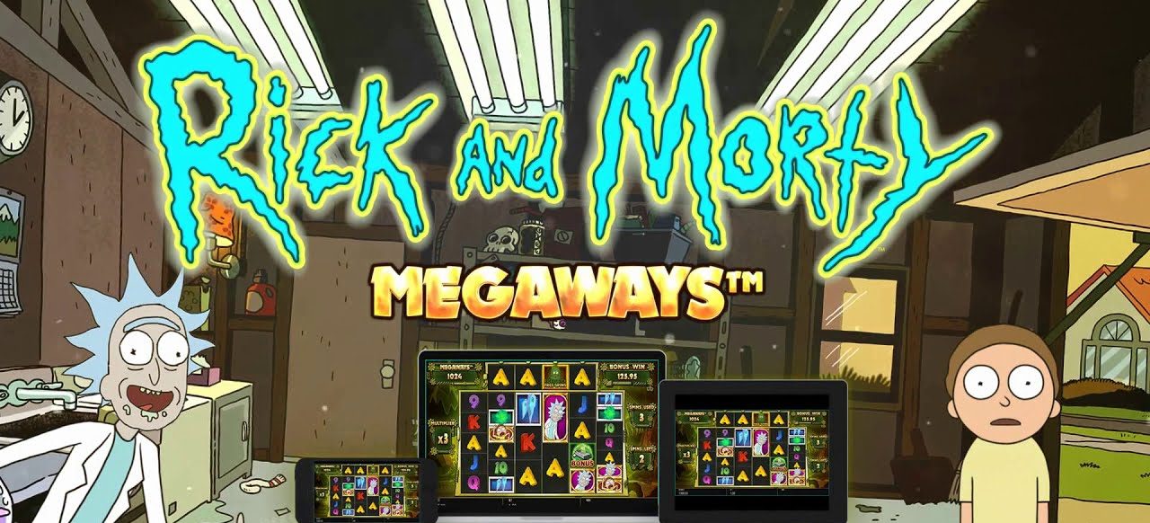 rick and morty megaways slot banner
