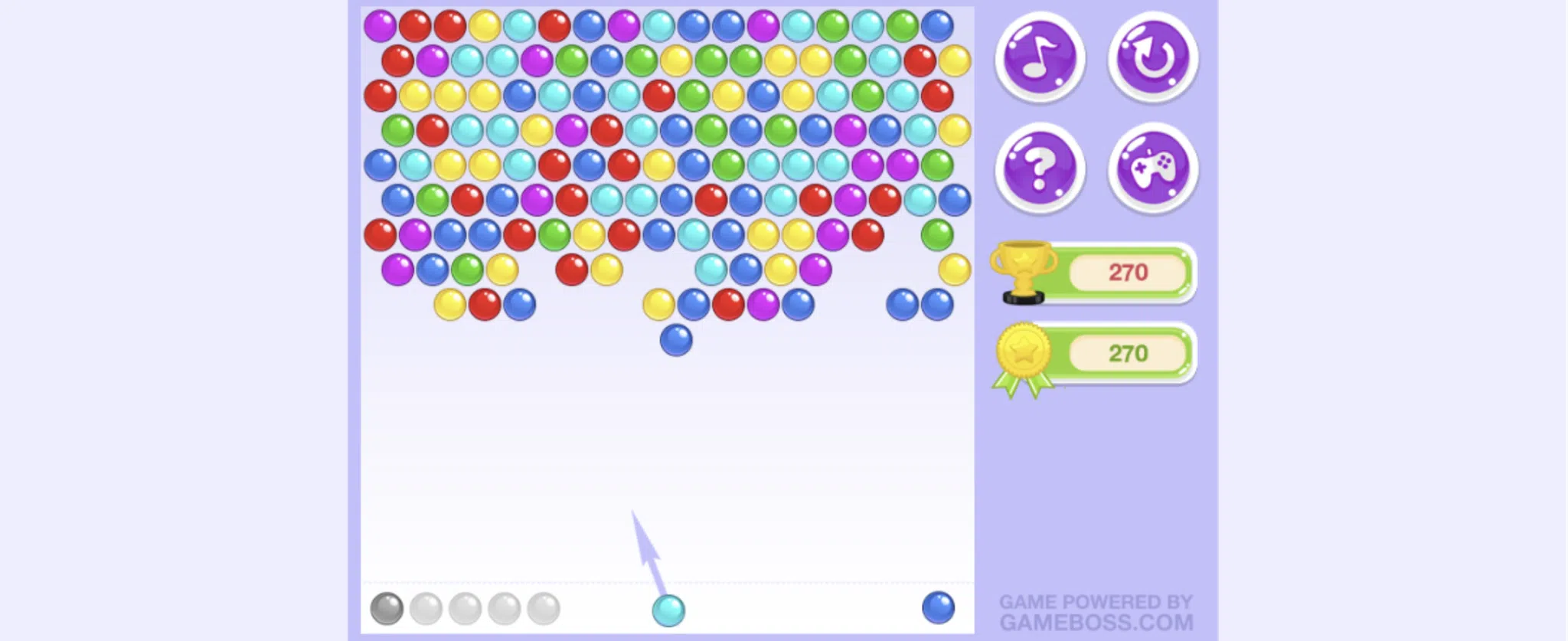 bubble shooter gameboss