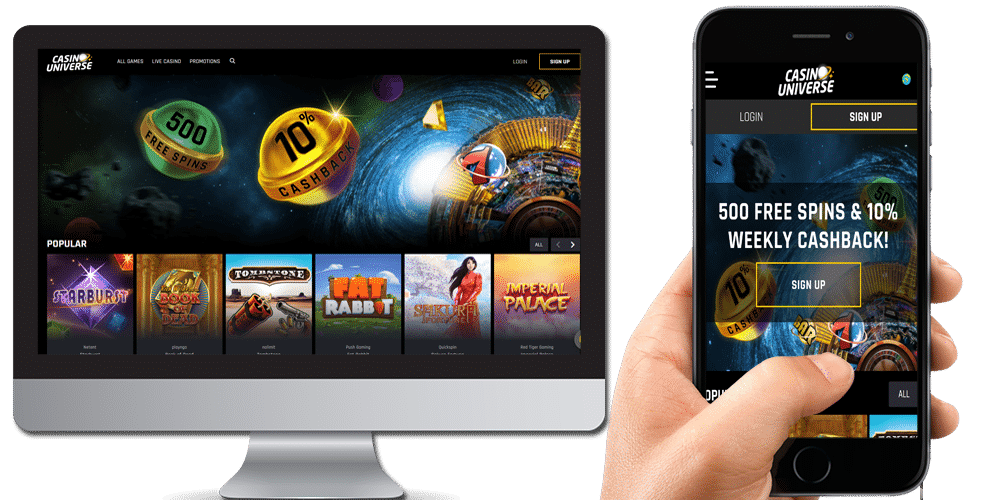 Casino Universe Desktop And Mobile