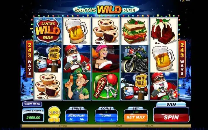 santas wild ride preview