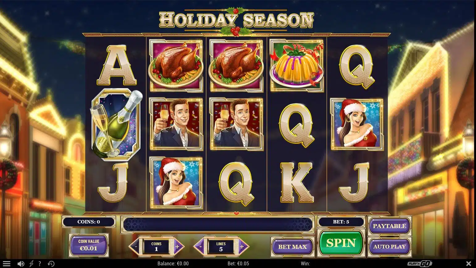 holiday seasaon slot preview