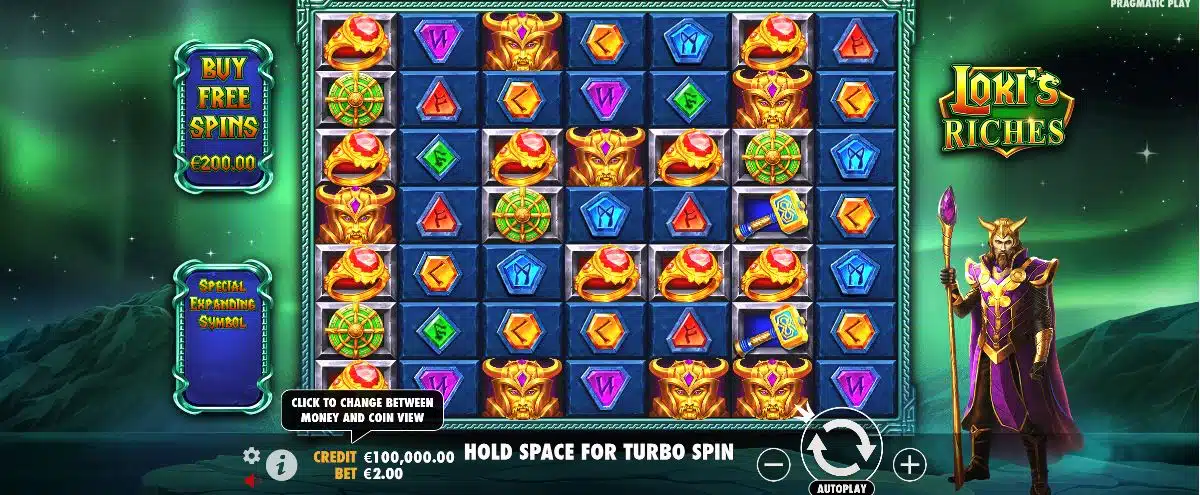 lokis riches base game
