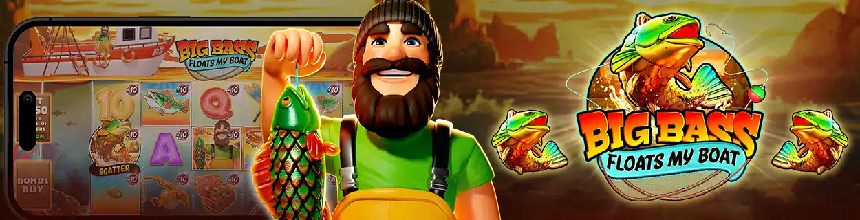 big bass floats my boat slot banner