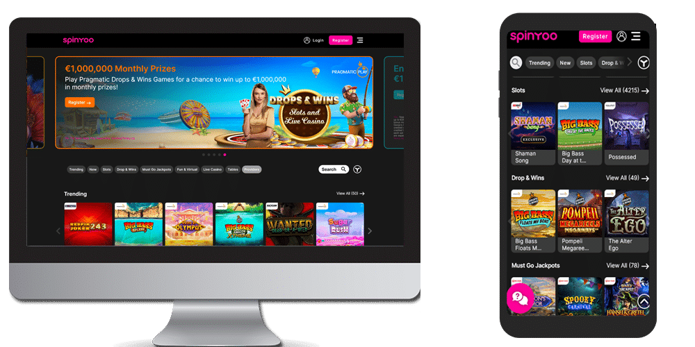 spinyoo desktop and mobile