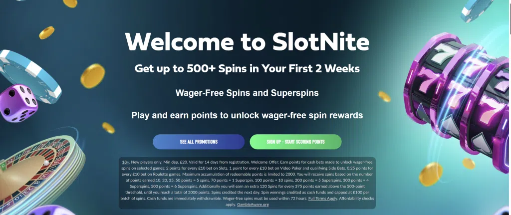 Slotnite no wagering free spins Slotnite no wagering free spins