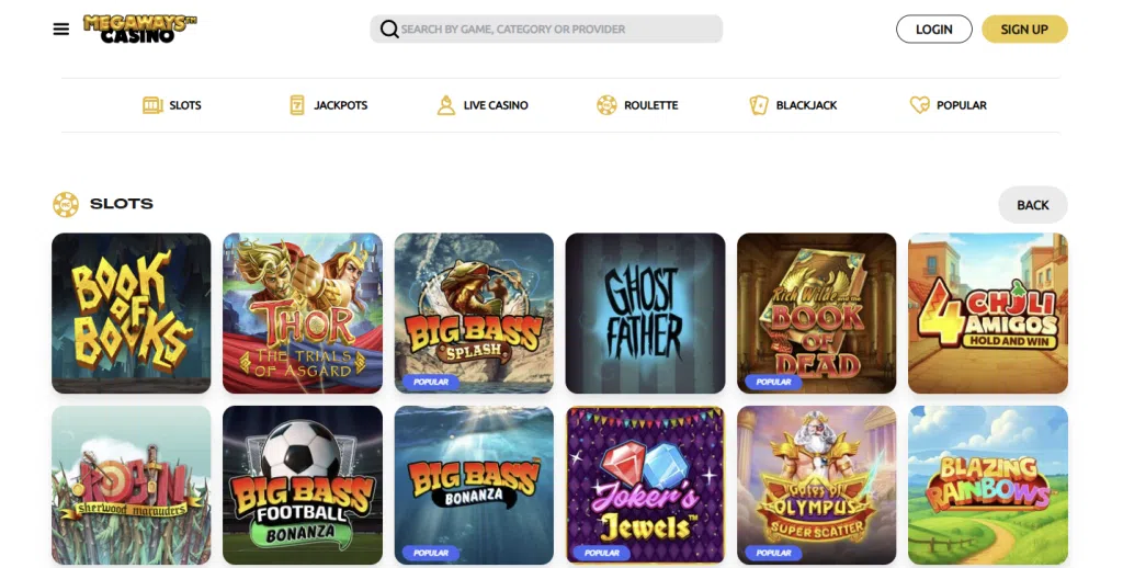 megaways casino slot games