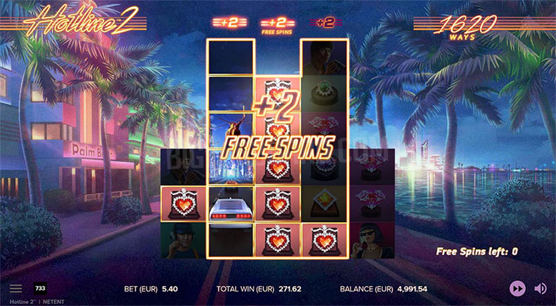 Hotline 2 free spin rounds