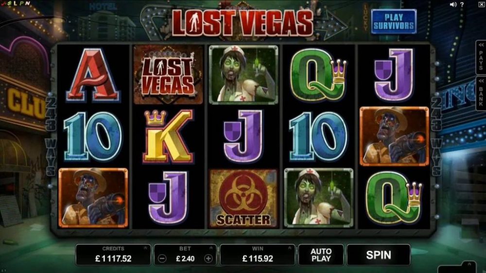 Lost Vegas slot preview