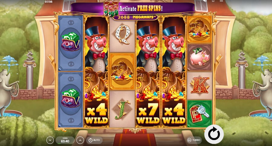 piggy riches megaways wilds